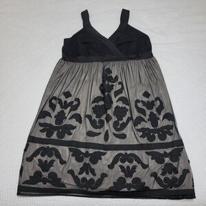 INC International Concepts Black and Gray Formal Dress